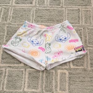 Zara Kids White Shorts with Colorful Print